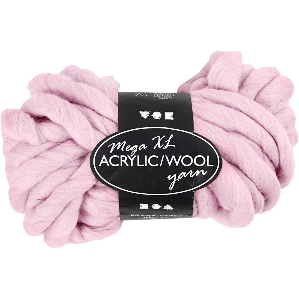 Assorted Colour Acrylic Wool Chunky Yarn Knitting Crocheting Crafts 15 mm 300 gm - Home - Crafts