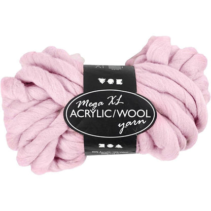Assorted Colour Acrylic Wool Chunky Yarn Knitting Crocheting Crafts 15 mm 300 gm - Home - Crafts