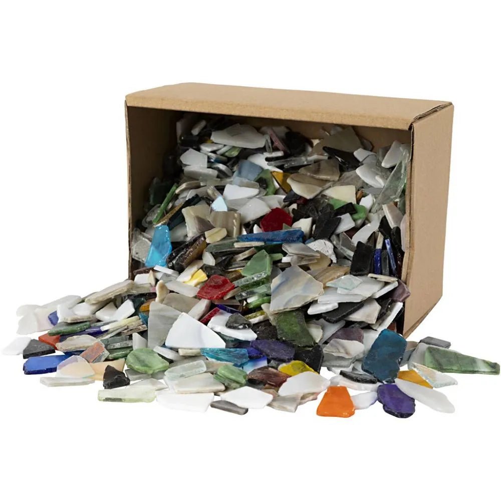 Assorted Colour Different Shape Mosaics Craft Accessories Decoration 8mm - 20mm