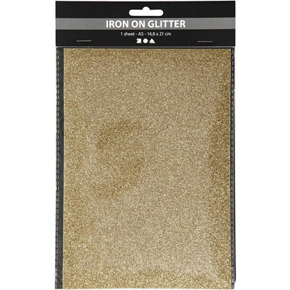 Assorted Sheet Glitter Paper Iron Washable Transfer Foil Decorations A5 15x21 cm