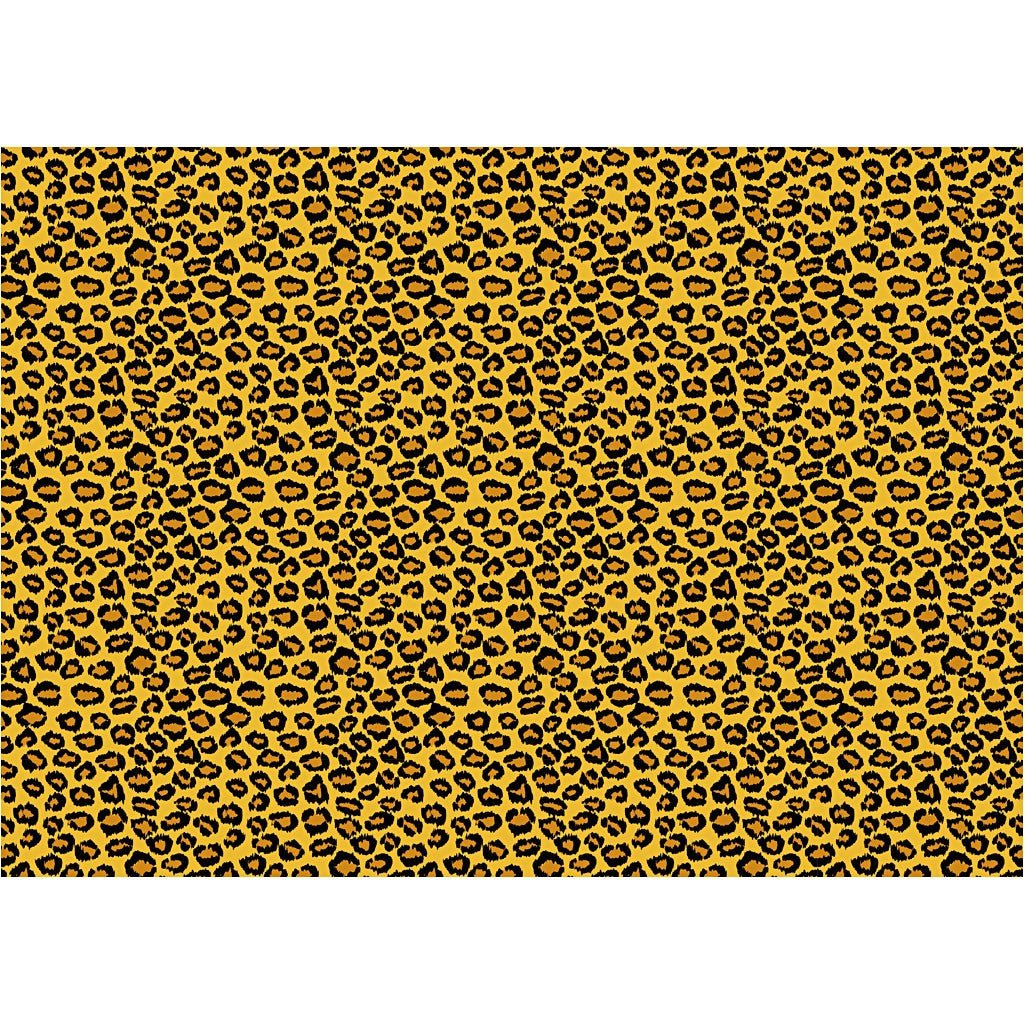 Assorted Sheets of Semi - Transparent Decoupage Papers - 4 Designs - Animal Prints - Home - Crafts