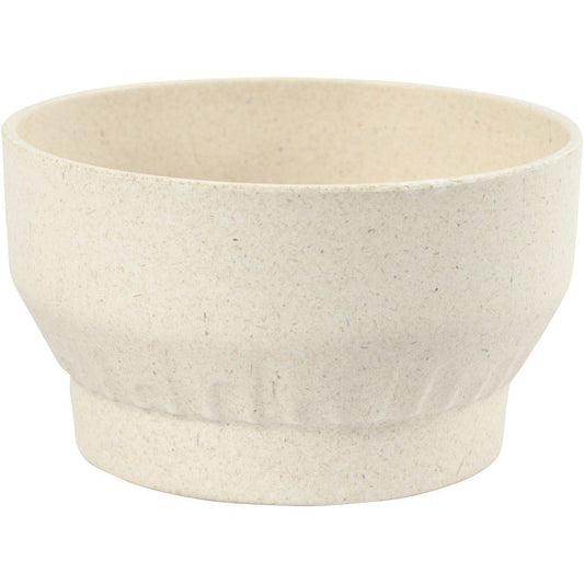 Bamboo Wood Bowl Herb Pot With Pleated Pattern Home Decorations Crafts H: 7 cm D: 12 cm - Home - Crafts