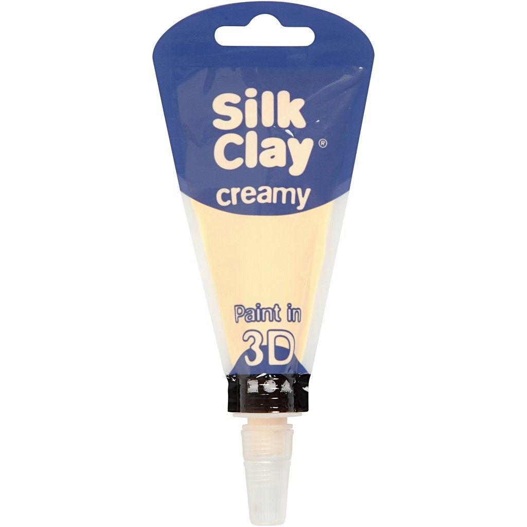 Beige Colour Liquid Modelling Clay Piping Bag For Relief Drawing 35 ml - Home - Crafts