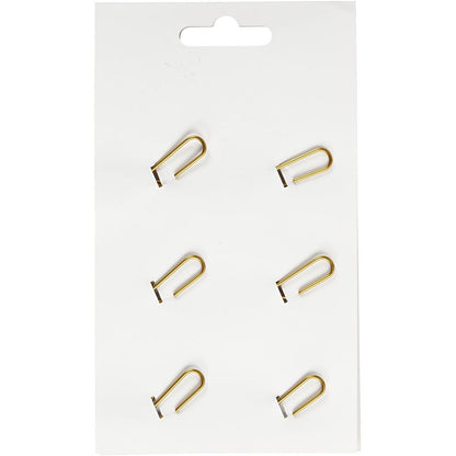 Bird Shaped Metal Gold Colour Paperclips For Card Gift Decorations 32 mm x 40 mm - Home - Crafts