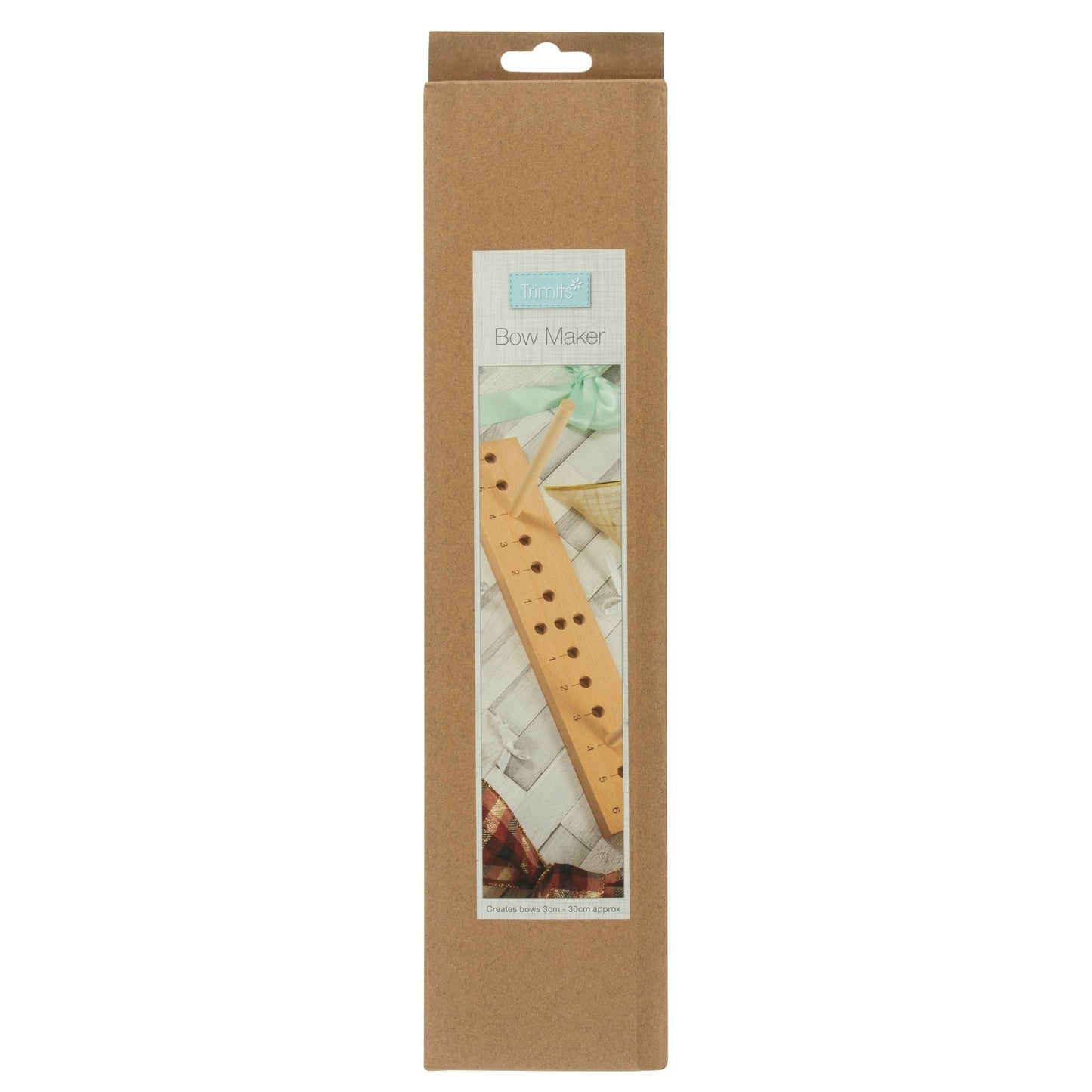 Bow Maker Adjustable Wooden Instructions Sheet 4 Pegs