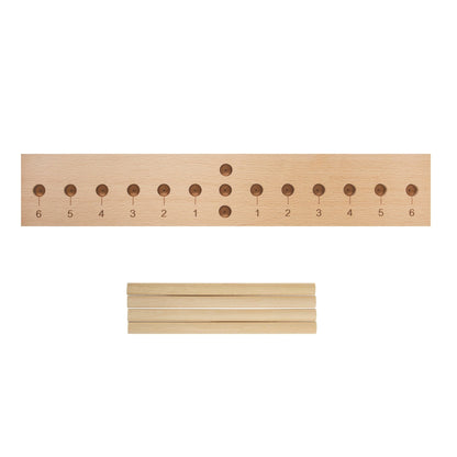 Bow Maker Adjustable Wooden Instructions Sheet 4 Pegs
