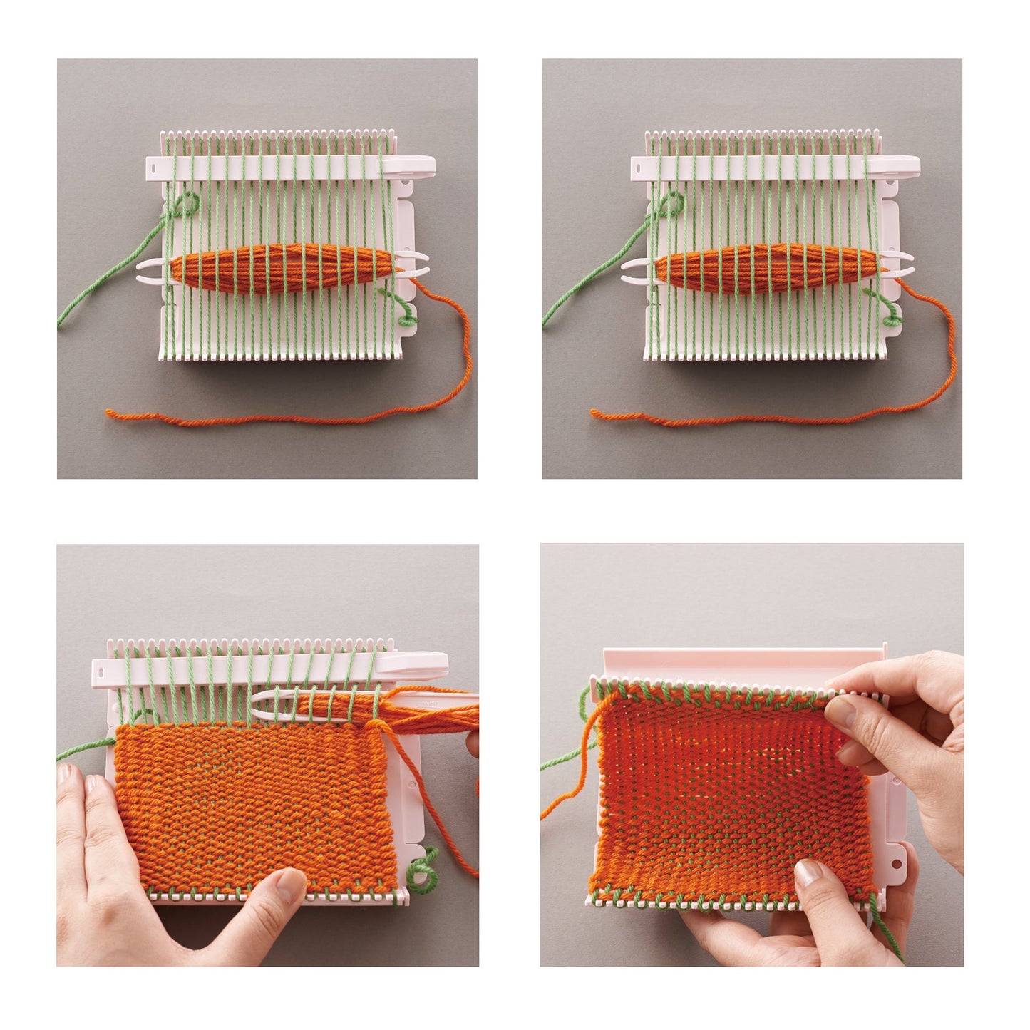 Clover Mini Weaving Loom Set Warp Settings Full Instructions - Home - Crafts