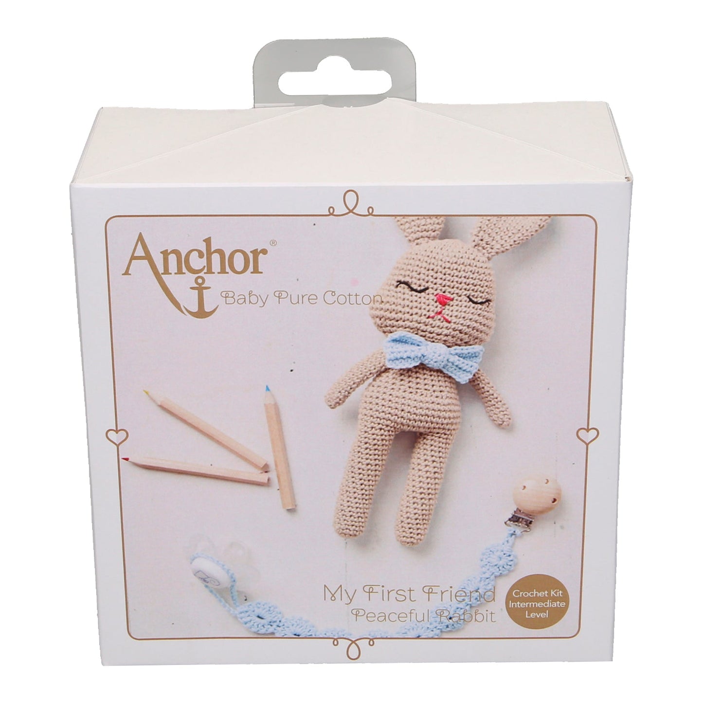 Crochet Kit Amigurumi Baby Rabbit Pure Cotton Medium Skilled