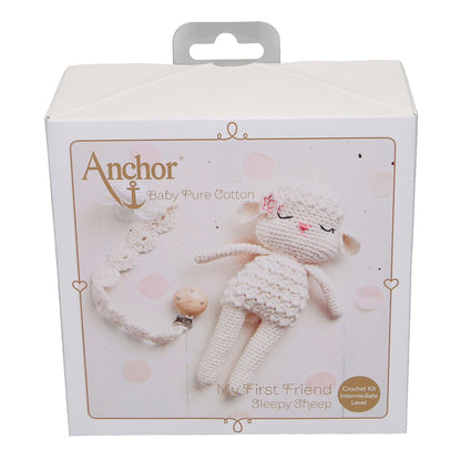 Crochet Kit Amigurumi Baby Sheep Pure Cotton Medium Skilled