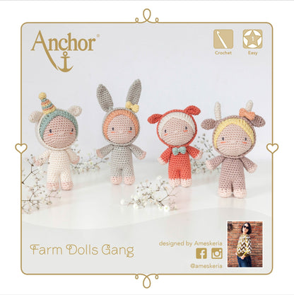 Crochet Kit Amigurumis Crochet Kit Amigurumis Farm Dolls Gang Creativa | Beginner Friendly