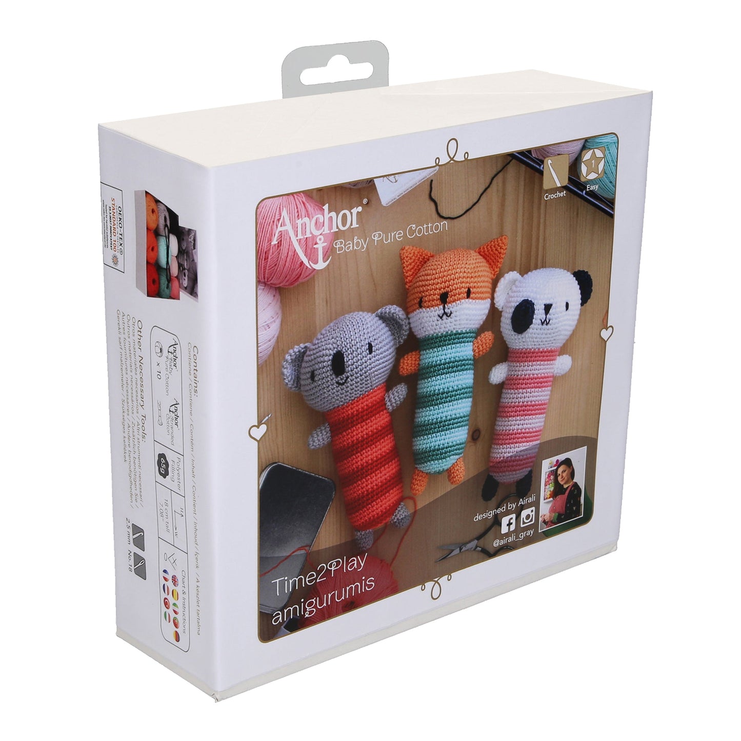 Crochet Kit Amigurumis Koala Fox Panda Time2Play | Beginner Friendly