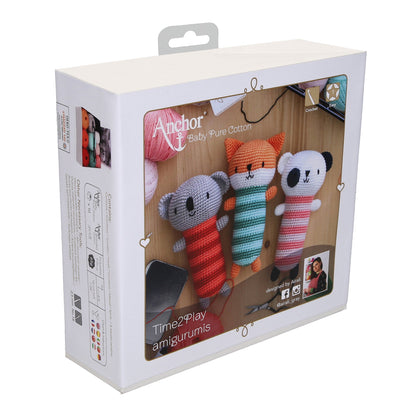 Crochet Kit Amigurumis Koala Fox Panda Time2Play | Beginner Friendly