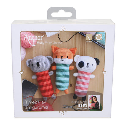 Crochet Kit Amigurumis Koala Fox Panda Time2Play | Beginner Friendly