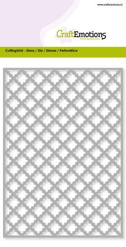 Cutting Grid Diamond Scallop Stencil Die Universal Embossing Cutting Machine Sizzix Card Making - Home - Crafts