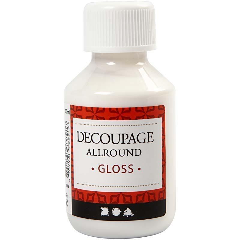 Decoupage All Round Glossy Lacquer Sealing Glue 100ml - Home - Crafts