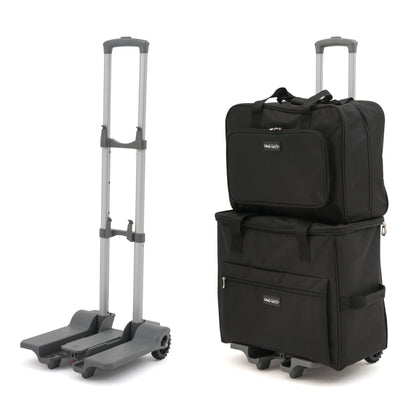 Deluxe Black Sewing Machine Bag With Collapsible Trolley - Home - Crafts