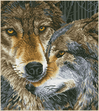 Diamond Dotz Printed Canvas Kit Fabric Needlecrafts 52cm x 42cm - Select Design - Home - Crafts