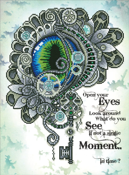 Diamond Dotz Printed Canvas Kit Fabric Needlecrafts 52cm x 42cm - Select Design