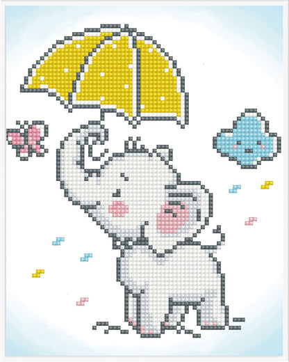 Diamond Dotz Printed Canvas White Frame Needlecrafts 32cm x 32cm - Select Design - Home - Crafts