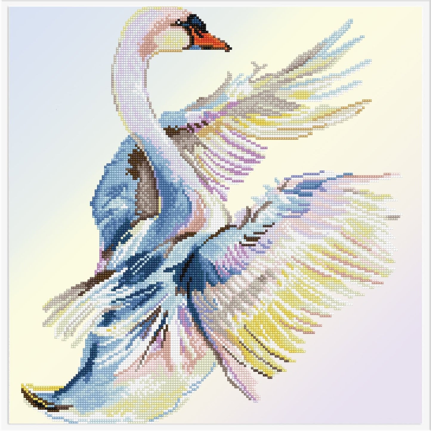 Diamond Dotz Printed Canvas White Frame Needlecrafts 32cm x 32cm - Select Design - Home - Crafts