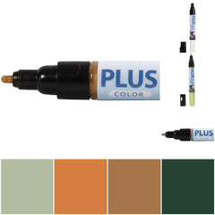 Plus Colour Markers Water Based Full-Coverage Pump Tip 14.5cm Line:1-2mm 5,5ml | Choose Colour