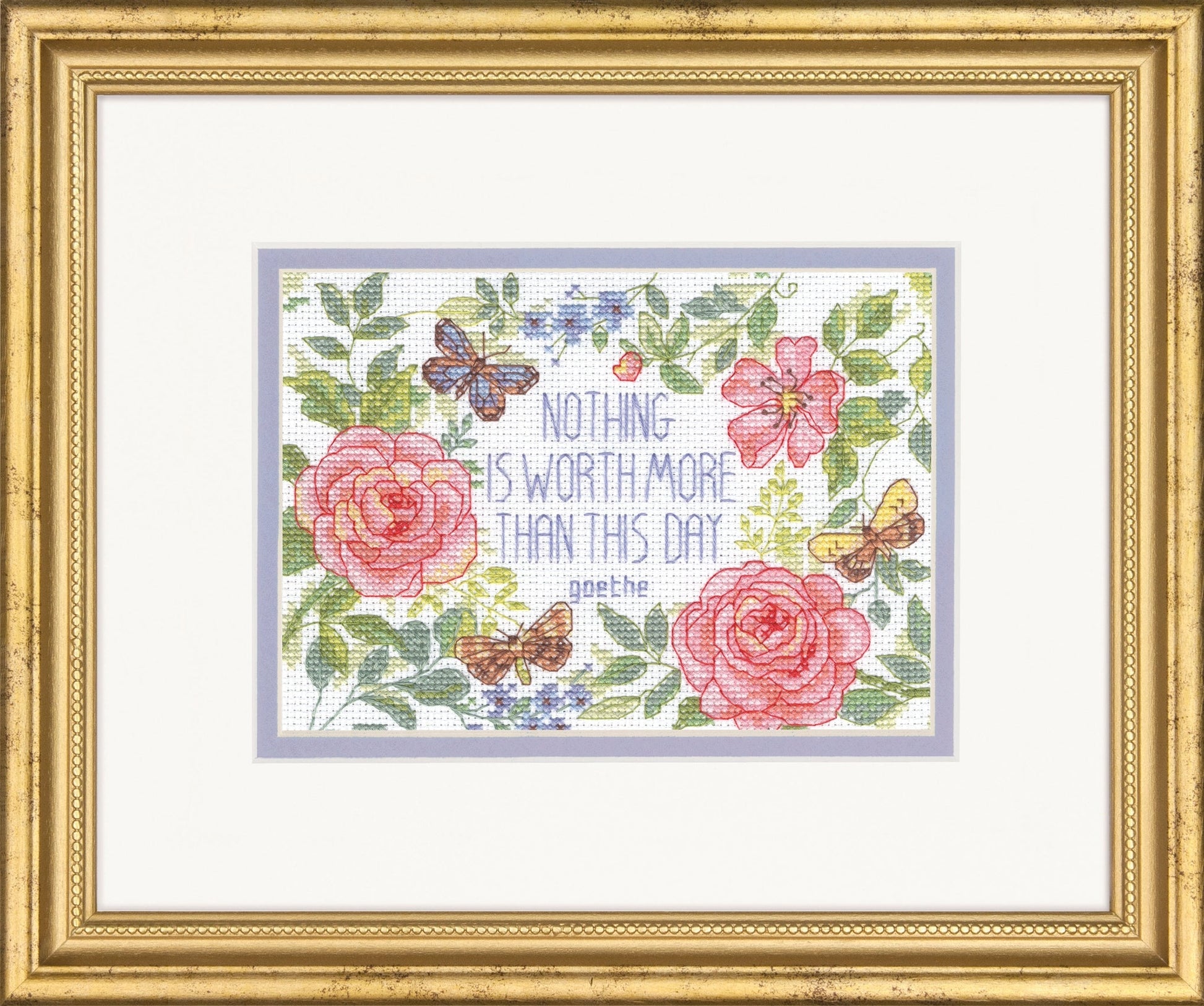 Dimensions Cross Stitch Canvas Kit Needlecraft Crafts 17.8x12.7cm - This Day Verse - Home - Crafts