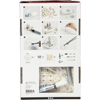 DIY Bauble Kit With Wooden Figures Christmas Ornaments Decoration Figures Crafts - Home - Crafts