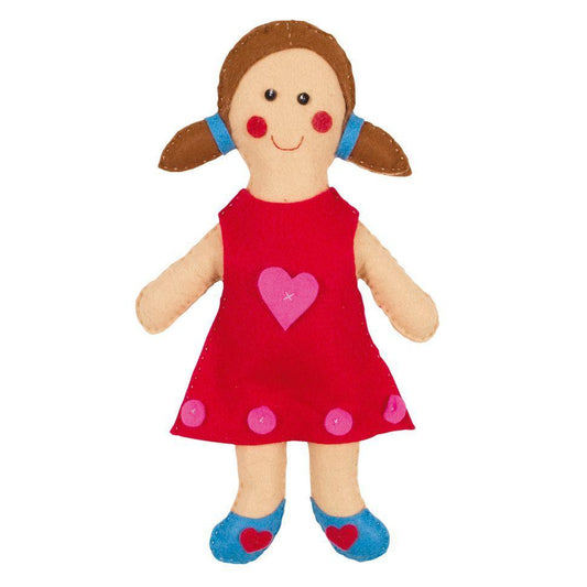 Dolly Doll Felt Appliqu?® Craft Kit Embellishments Needlecraft Kits Canvases 33cm - Home - Crafts