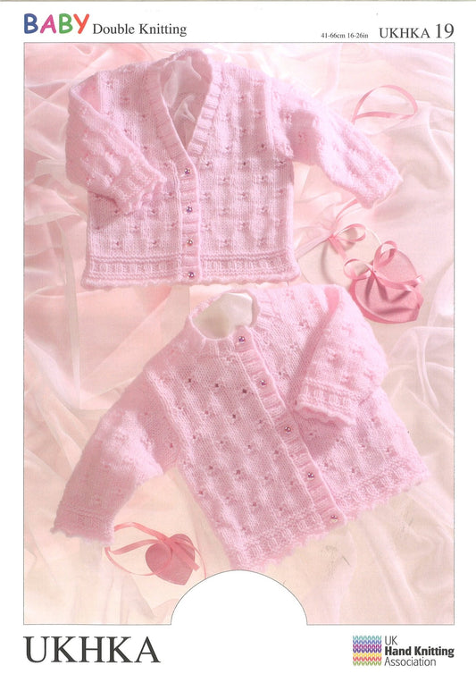 Double Knitting Pattern Cardigans 0 To 6 years 41 - 66 cm 16 - 26 inches - Home - Crafts