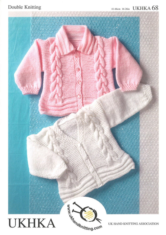 Double Knitting Pattern Cardigans 0 To 6 years 41 - 66 cm 16 - 26 inches - Home - Crafts