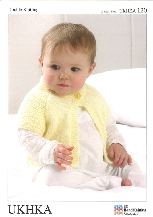Double Knitting Pattern Cardigans Hat 0 To 1 years 31 - 51 cm 12 - 20 inches - Home - Crafts