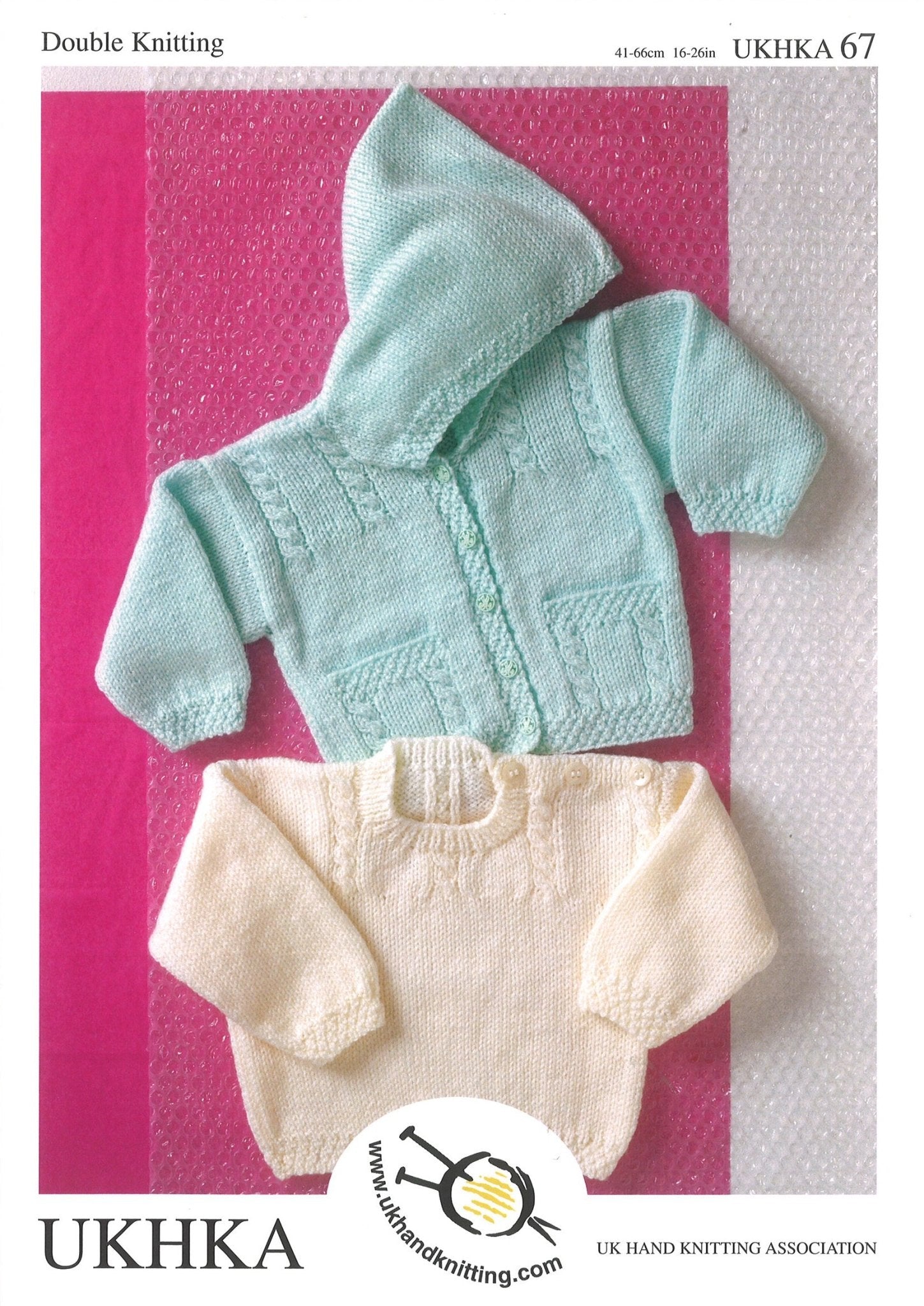 Double Knitting Pattern Hooded Cardigans Sweater 0 To 6 years 41 - 66 cm 16 - 26 inches - Home - Crafts
