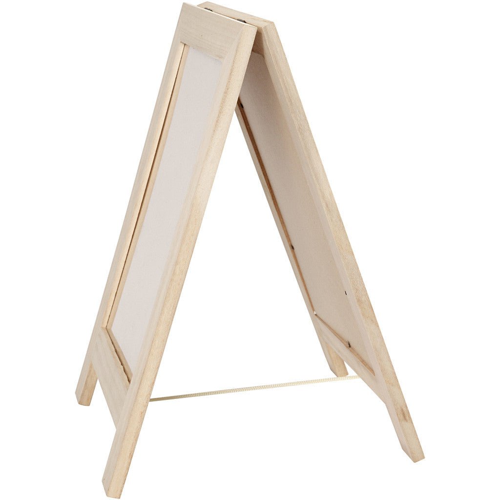 Double Sided A4 Sized Wooden Holder With Plexiglass Decoration Sign Crafts W: 26 cm H: 40 cm - Home - Crafts
