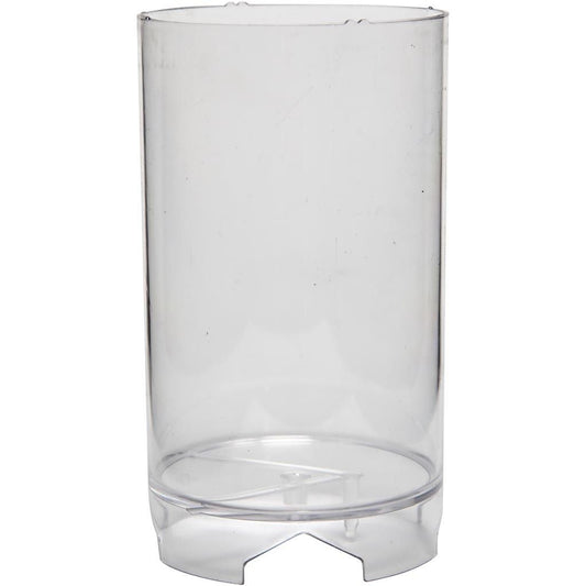 Durable Plastic Candle Mould Size 107 x 62mm Wick Size 21 - Cylindrical Block - Home - Crafts