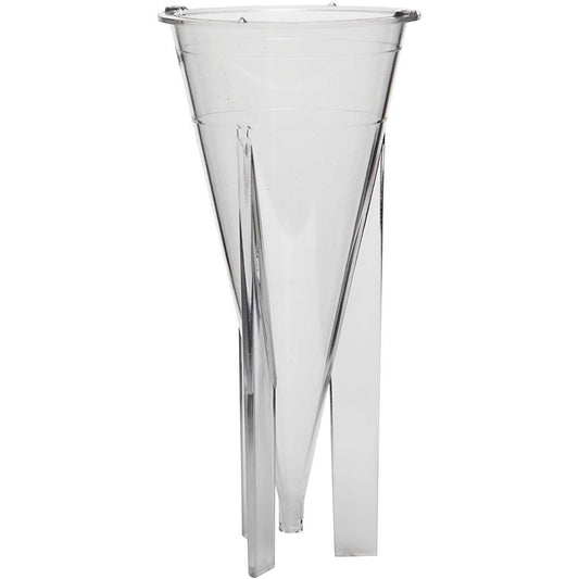 Durable Plastic Candle Mould Size 140 x 65mm Wick Size 21 - Conical - Home - Crafts