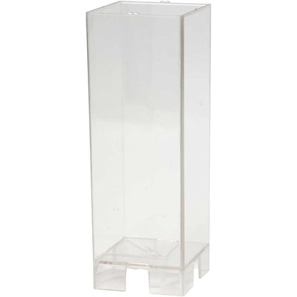 Durable Plastic Candle Mould Size 160 x 60mm Wick Size 18 - Square - Home - Crafts