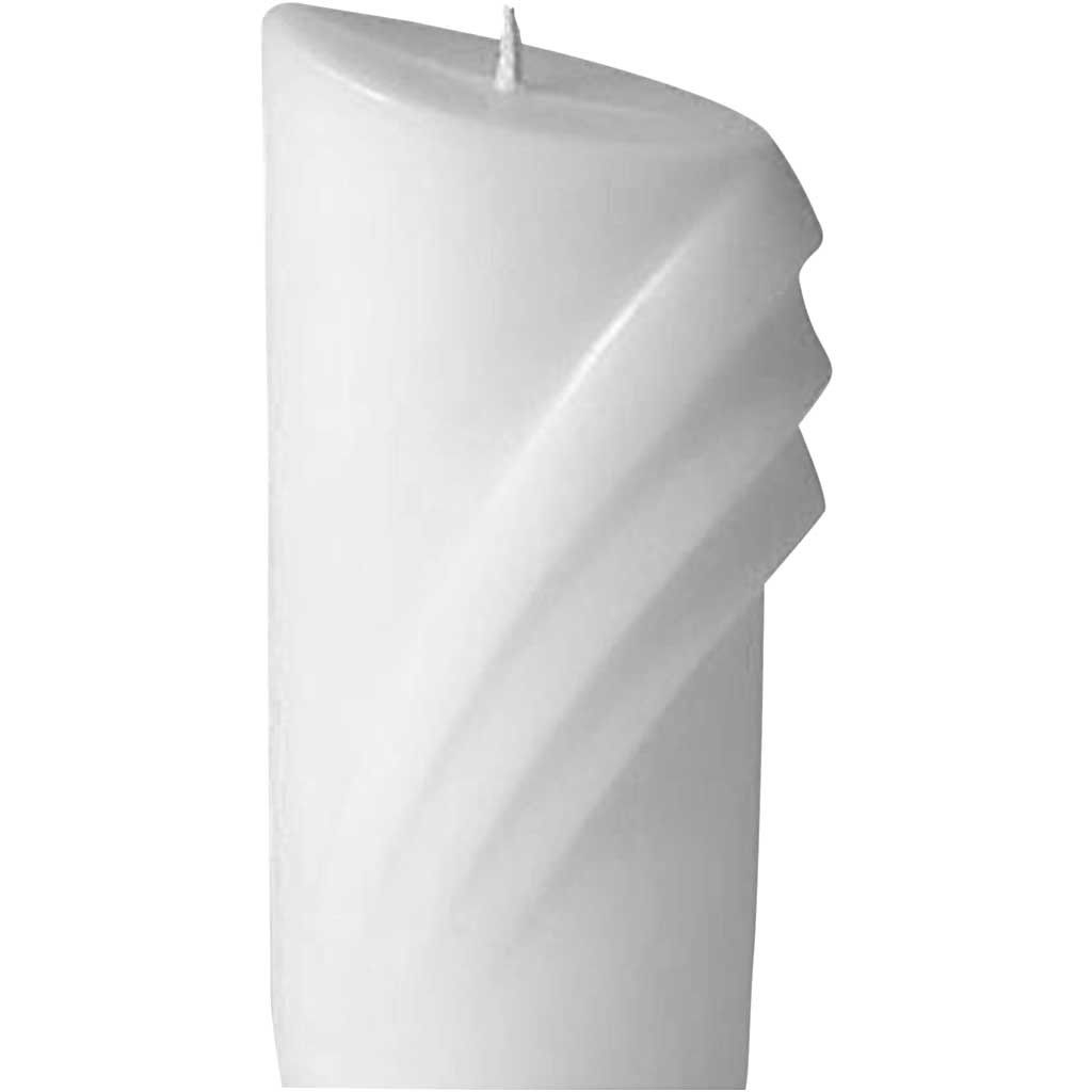 Durable Plastic Candle Mould Size 170 x 50mm Wick Size 21 - Design 2 - Home - Crafts
