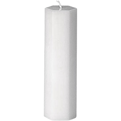 Durable Plastic Candle Mould Size 170 x 53mm Wick Size 18 - Hexagonal - Home - Crafts
