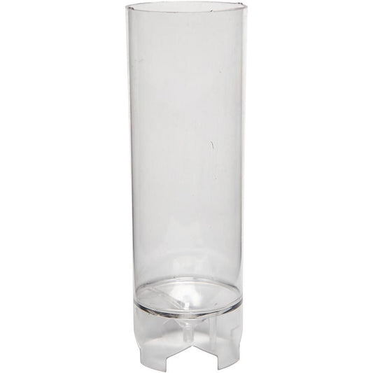 Durable Plastic Candle Mould Size 185 x 70 mm Wick Size 21 - Cylindrical - Home - Crafts