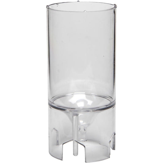 Durable Plastic Candle Mould Size 65 x 44mm Wick Size18 - Cylindrical - Home - Crafts