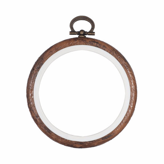 Embroidery Flexi Hoop CrossStitch Sewing Round Plastic Frame - 4 inch - Home - Crafts
