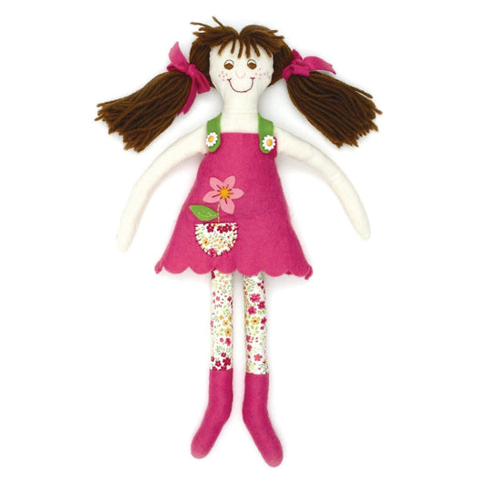 Emma Doll Felt Appliqu?® Craft Kit Embellishments Needlecraft Kits Canvases 42 cm - Home - Crafts