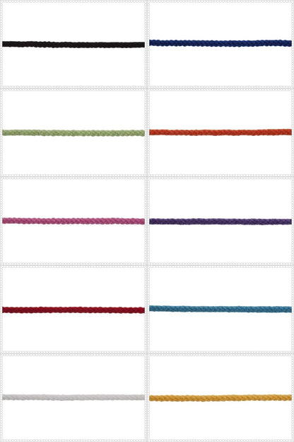 Essential Trimmings Braided Cotton Acylic Cord Macramé Crafts 30mx4mm | Choose Colours - Home - Crafts