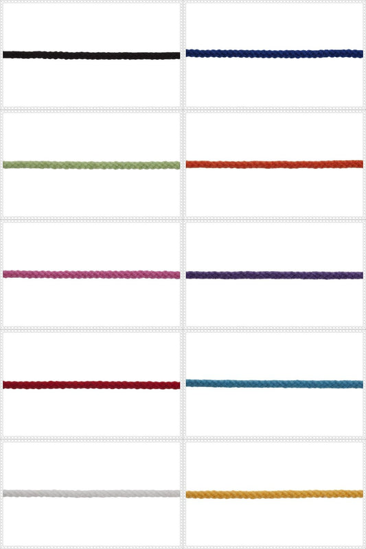 Essential Trimmings Braided Cotton Acylic Cord Macramé Crafts 30mx4mm | Choose Colours - Home - Crafts