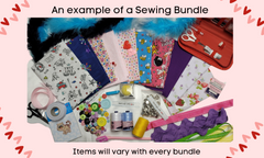 HALF PRICE Sewing  Surprise Bundle40 Items Fabrics Sewing Accessories - £39.99
