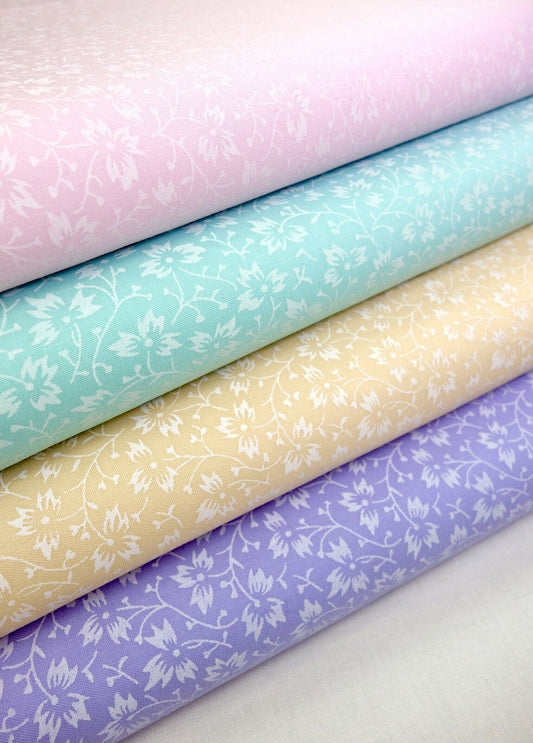 Fabric Bundles Fat Quarters Polycotton Material Florals Craft - ESME - Home - Crafts