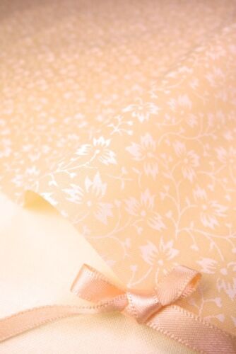 Fabric Floral Blenders Fat Quarters Polycotton Material Craft Bunting 56cm - PEACH - Home - Crafts