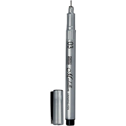 Fine Medallion Pen Permanent Marker 0.3mm Line Black Drawing Acid Free Smear Proof