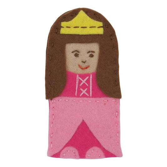 Finger Puppet Princess Felt Applique Craft Kit Embellishment Needlecraft Kits - Home - Crafts