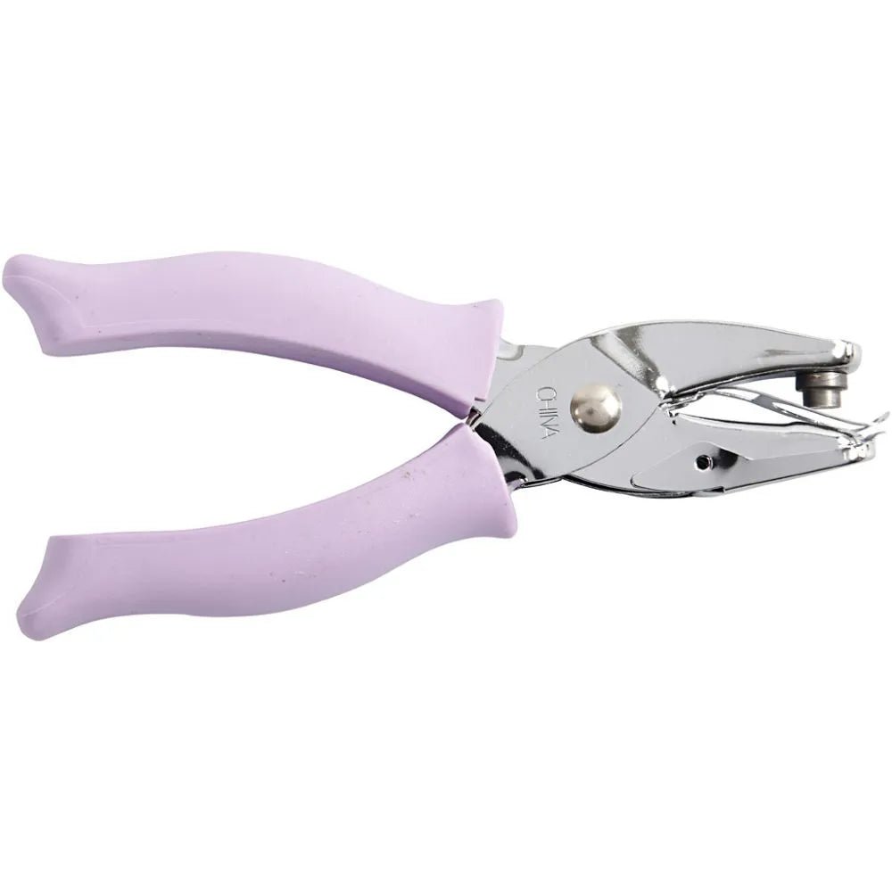 Fiskars 6 mm Diameter Circle Round Hand Punch Soft Grip Hole Card Making Craft - Home - Crafts
